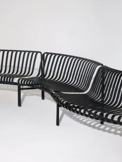 Hay Palissade Park Sitzbank-Erweiterung, Außen, Anthrazit -Urban Im Freien Palissade Park Dining Bench In Out anthracite 03 3