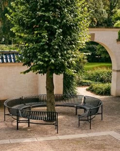Hay Palissade Park Sitzbank-Erweiterung, Innen, Anthrazit -Urban Im Freien Palissade Park Dining Bench In anthracite