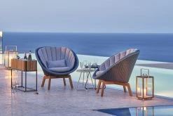 Sitzkissenset Für Peacock Loungesessel, Hellgrau -Urban Im Freien Peacock lounge chair 2