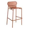 Week-end Hoher Hocker, Terracotta -Urban Im Freien Petite Friture M0740913 week end high stool terracotta PF cut out 1 ee