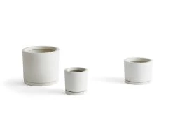 Hay Plant Pot Mit Untersetzer, XXL, Weiß -Urban Im Freien Plant Pot with Saucer white family 1