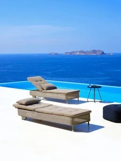 On-the-move Tisch, Klein, Dunkelblau -Urban Im Freien Presley sunbed taupe On the move table 2