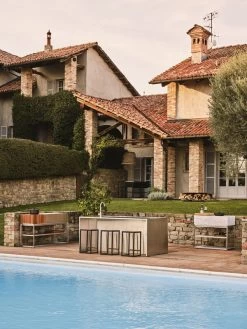 Module Holzkohlegrill X, 100 cm, Edelstahl -Urban Im Freien Roshults Italien Catalog3496 HighRes