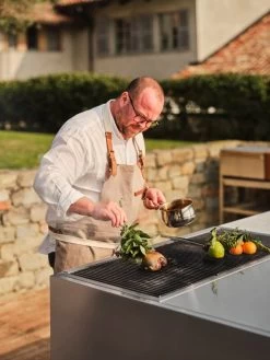 Module Holzkohlegrill X, 100 cm, Edelstahl -Urban Im Freien Roshults Italien DSCF5837 HighRes