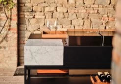 Module Marble Arbeitsplatte, 50 Cm, Weißer Carrara-Marmor -Urban Im Freien Roshults Italien DSCF6011 LowRes 1