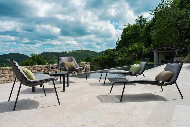 EMU Round Sonnenliege, Mattweiß 4 EMU Round Sonnenliege, Mattweiß – Bild 2