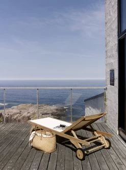 Skagerak Columbus Sonnenliege, Teak/schwarz -Urban Im Freien S1390655 Columbus Sun Bed2C White 01 M