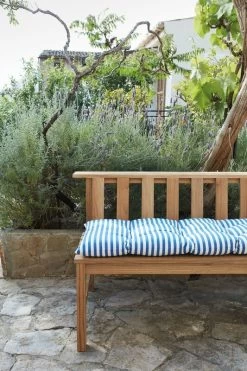Skagerak Barriere Outdoor Cushion, 125 X 43 Cm, Sea Blue Stripe -Urban Im Freien Skagerak 1960968 1350600 Barriere Cushion Plank Bench M ta