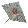 Skagerak Messina Sonnenschirm 300 × 300 cm, Helles Apricot - Dunkelgrün -Urban Im Freien Skagerak Messina Umbrella 300x300 Light Apricot Green Stripes1