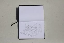 013 Osa Außentisch, 182 Cm, Kiefer -Urban Im Freien Sketch by Henrik Tjaerby 2