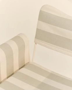 Gubi Tropique Stuhl Mit Fransen, Klassisches Weiß - Leslie Stripe 20 -Urban Im Freien Tropique 3