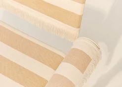 Gubi Tropique Stuhl Mit Fransen, Klassisches Schwarz - Leslie Stripe  -Urban Im Freien Tropique 6