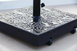Sunshade Sonnenschirmsockel Mit Rollen, Schwarz -Urban Im Freien accesories 20 F