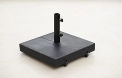 Sunshade Sonnenschirmsockel Mit Rollen, Schwarz -Urban Im Freien accesories 64 F