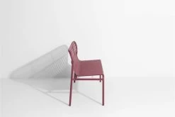 Week-end Bank, Burgunderrot 8 Week-end Bank, Burgunderrot -Urban Im Freien bench week end 28829