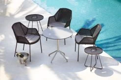 Breeze Esszimmerstuhl, Stapelbar, Schwarz -Urban Im Freien breeze stackable avenue R