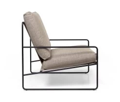 Ferm LIVING Desert 1-Sitzer, Schwarz - Dunkles Sandbeige, Dolce -Urban Im Freien fermLIVING SS22 DesertSofa 1seater BlackDarkSand 1104265433 pack 2