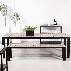 Garden Bank 125, Anthrazit -Urban Im Freien fiilistablebench