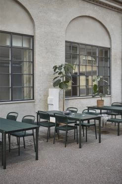 Muuto Linear Steel Tisch, 200 X 75 Cm, Dunkelgrün 12 Muuto Linear Steel Tisch, 200 X 75 Cm, Dunkelgrün -Urban Im Freien linear steel side chair armchair table 200 cm bench 200 cm dark green muuto org 150