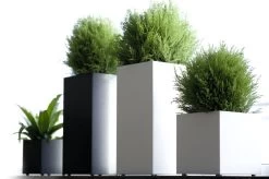 Linné Blumentopf 50, Anthrazit -Urban Im Freien linne