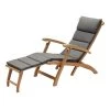 Skagerak Barriere Deck Chair Cushion, Charcoal -Urban Im Freien skagerak SR1960852 1 ta